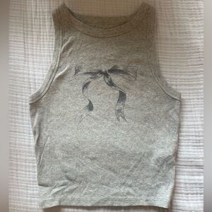 Hollister Bow Cropped Tank Top